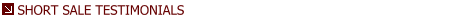 Short Sale Testimonials 