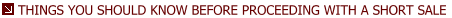 Things You Should Know Before Proceeding With A Short Sale 