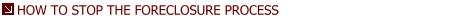How To Stop The Foreclosure Process